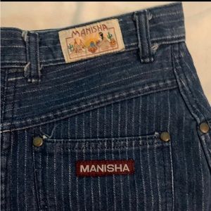 80’s Vintage MANISHA denim skirt